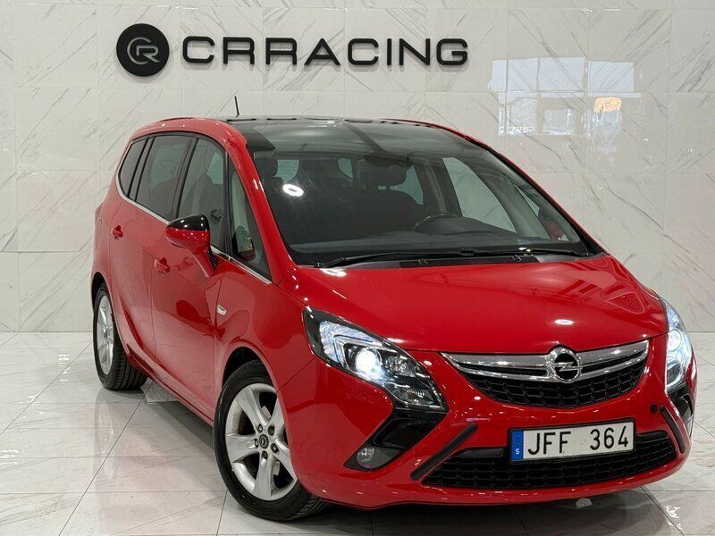 Röd Begagnad 2012 Opel Zafira Tourer Minibuss | 64 900 kr (Marknadspris) - Bild 1/4