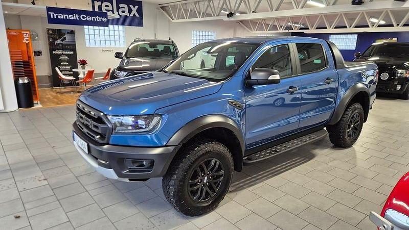 Blå Begagnad 2020 Ford Ranger Raptor Pickup | 498 750 kr - Bild 1/4