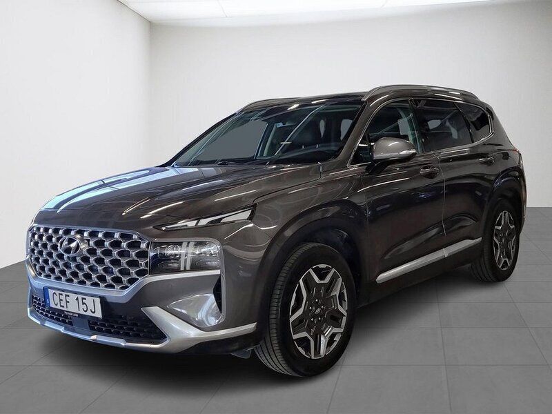 Grå Begagnad 2021 Hyundai Santa Fe SUV | 419 800 kr - Bild 1/4