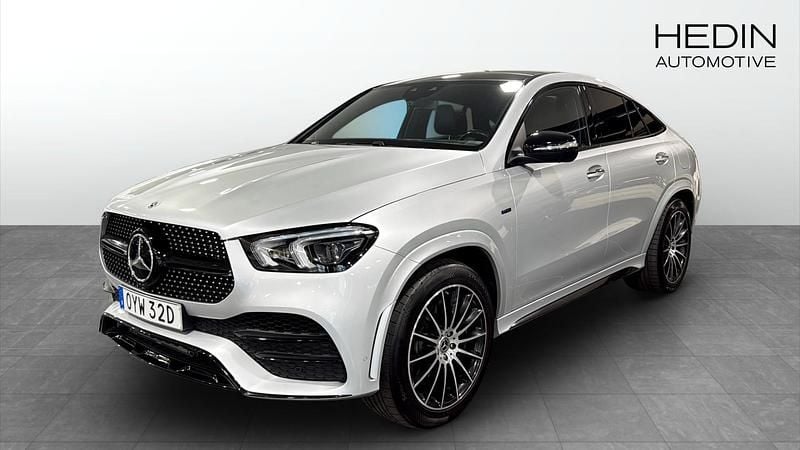 Silver Begagnad 2021 Mercedes GLE350 AMG Sportkupé | 609 900 kr (Superpris) - Bild 1/4