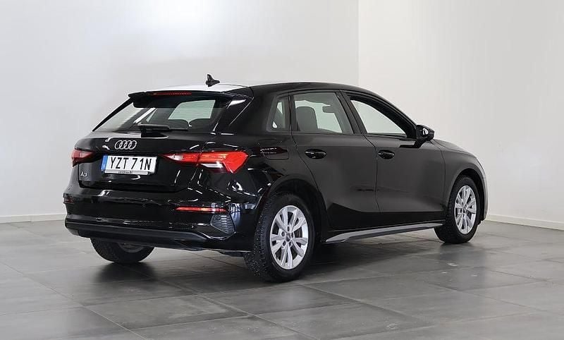 Begagnad Audi A3 150 HK (110 kW) 2021 Svart Sedan