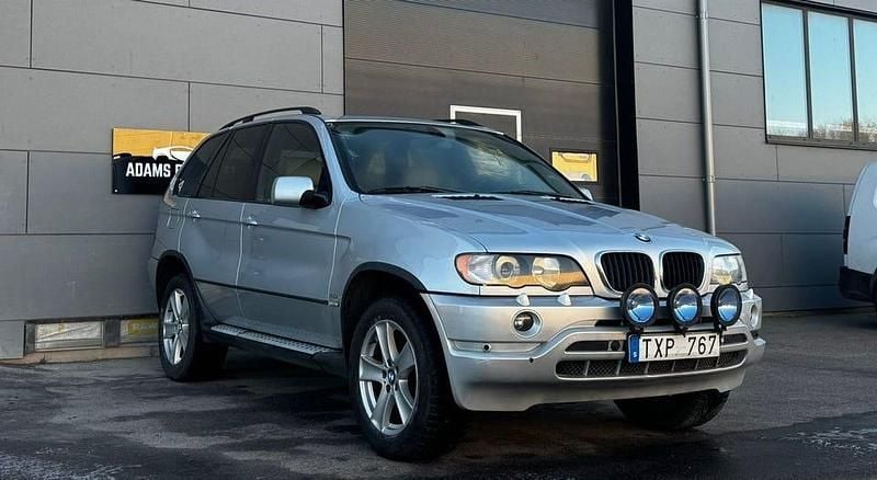 Begagnad BMW X5 Sport Line 231 HK (169 kW) 2003 Silver SUV