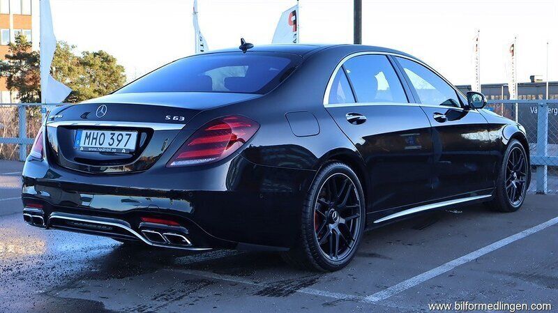 Begagnad Mercedes S63 AMG Exclusive 612 HK (450 kW) 2017 Svart samma som bilen Sedan