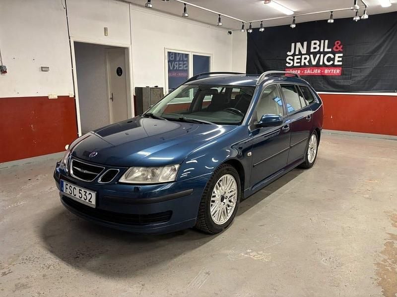 Blå Begagnad 2007 Saab 9-3 Kombi | 37 900 kr (Bra pris) - Bild 1/4