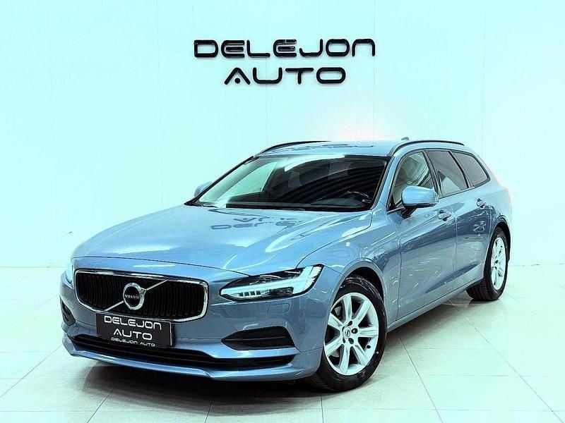 Ljusblå (blå) Begagnad 2018 Volvo V90 Business Edition Kombi | 159 900 kr (Marknadspris) - Bild 1/4