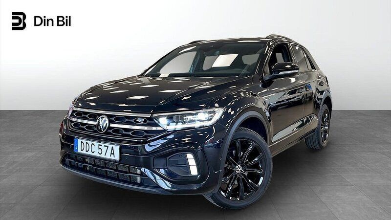 Svart Begagnad 2022 VW T-Roc R-line SUV | 329 800 kr (Dyr) - Bild 1/4