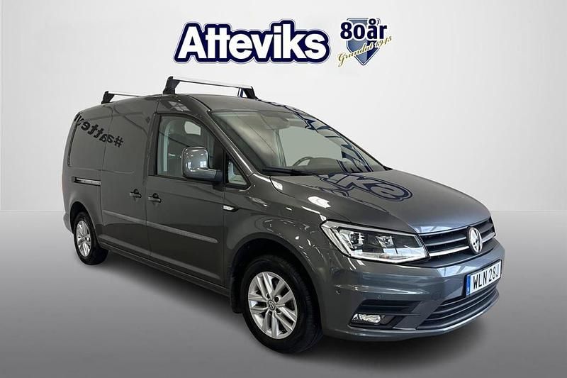 Grå Begagnad 2020 VW Caddy Maxi Minibuss | 259 900 kr (Lite dyr) - Bild 1/4