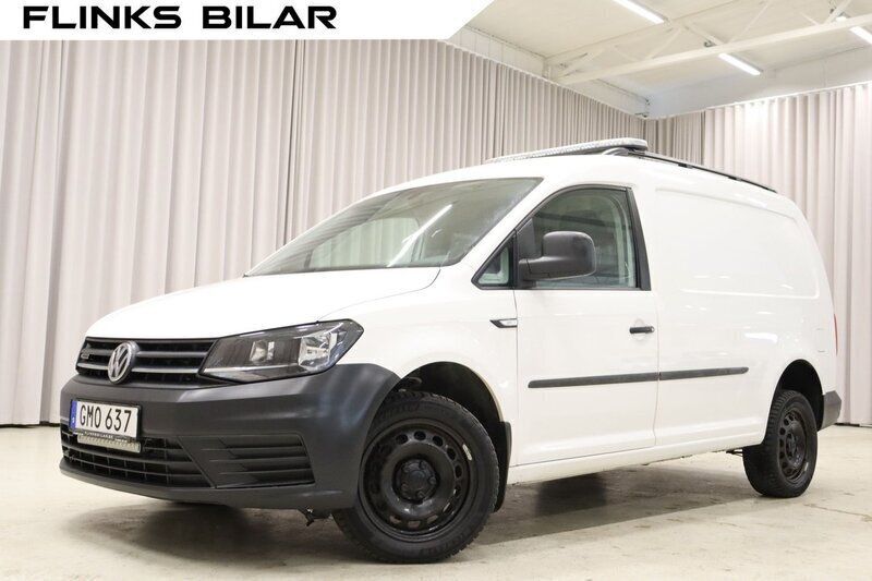 Vit Begagnad 2019 VW Caddy Maxi Minibuss | 179 900 kr (Superpris) - Bild 1/4