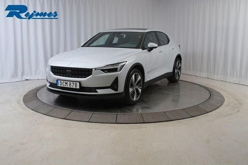 Silver (magnesium) Begagnad 2022 Polestar 2 Plus Halvkombi | 299 000 kr (Bra pris) - Bild 1/4