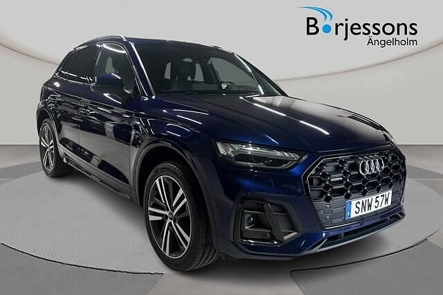 Blå Begagnad 2020 Audi Q5 S-Line SUV | 439 000 kr (Dyr) - Bild 1/4