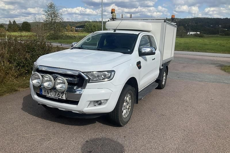 Vit Begagnad 2017 Ford Ranger Pickup | 169 000 kr (Superpris) - Bild 1/4
