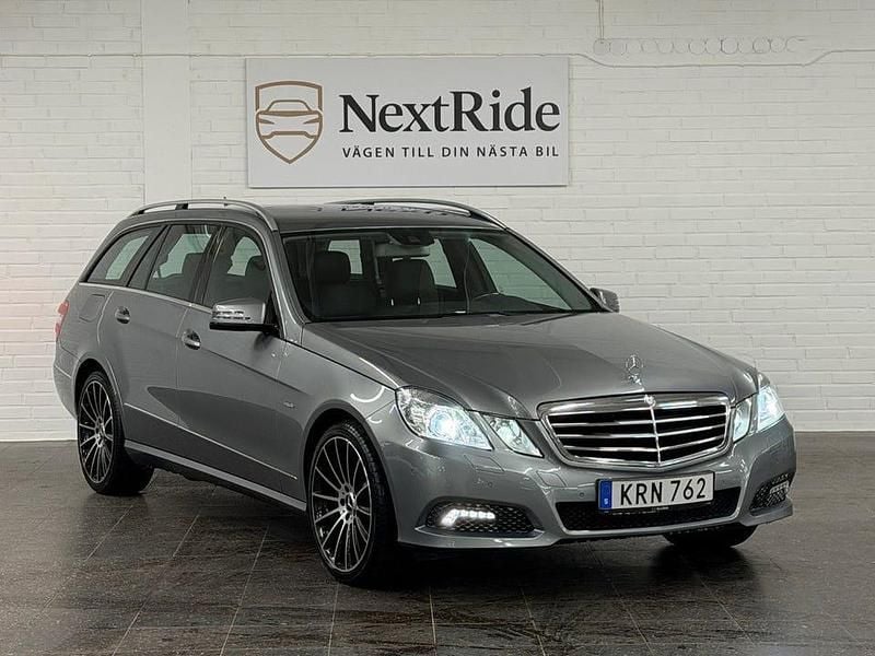 Silver Begagnad 2010 Mercedes E250 Avantgarde Kombi | 99 900 kr (Superpris) - Bild 1/4