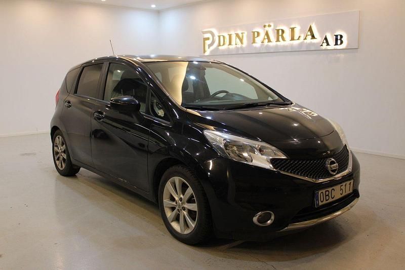 Svart Begagnad 2014 Nissan Note Minibuss | 59 900 kr (Marknadspris) - Bild 1/4