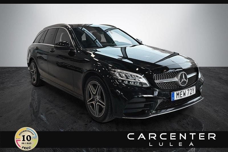 Svart Begagnad 2019 Mercedes C200 AMG line Kombi | 259 900 kr (Marknadspris) - Bild 1/4