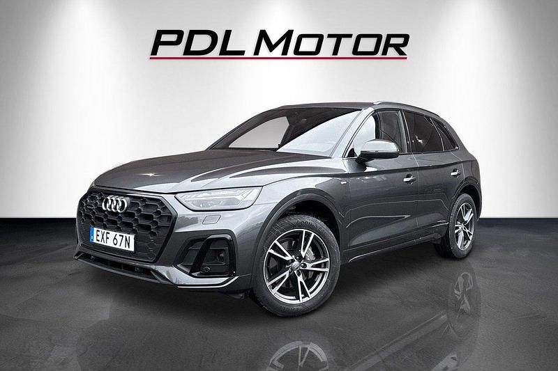 Grå Begagnad 2020 Audi Q5 S-Line SUV | 419 900 kr (Dyr) - Bild 1/4