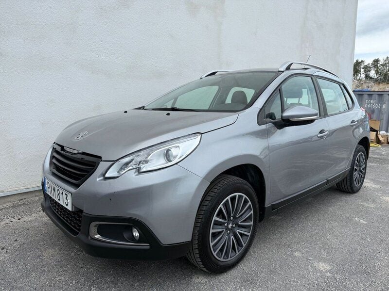 Grå Begagnad 2015 Peugeot 2008 SUV | 79 900 kr (Lite dyr) - Bild 1/4