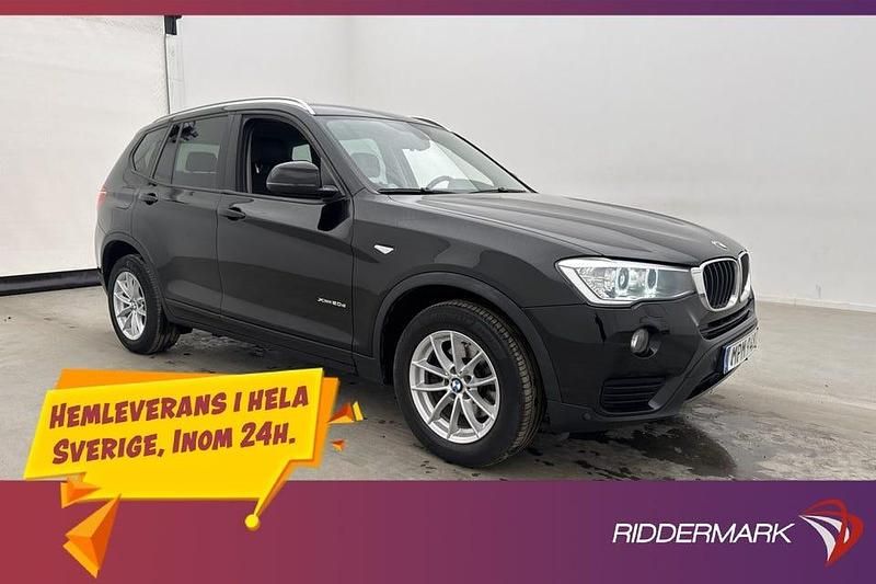 Begagnad BMW X3 190 HK (139 kW) 2014 Svart SUV
