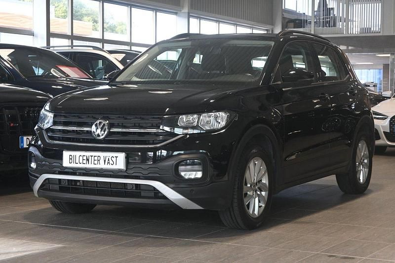 Svart Begagnad 2019 VW T-Cross Comfortline SUV | 139 000 kr (Marknadspris) - Bild 1/4