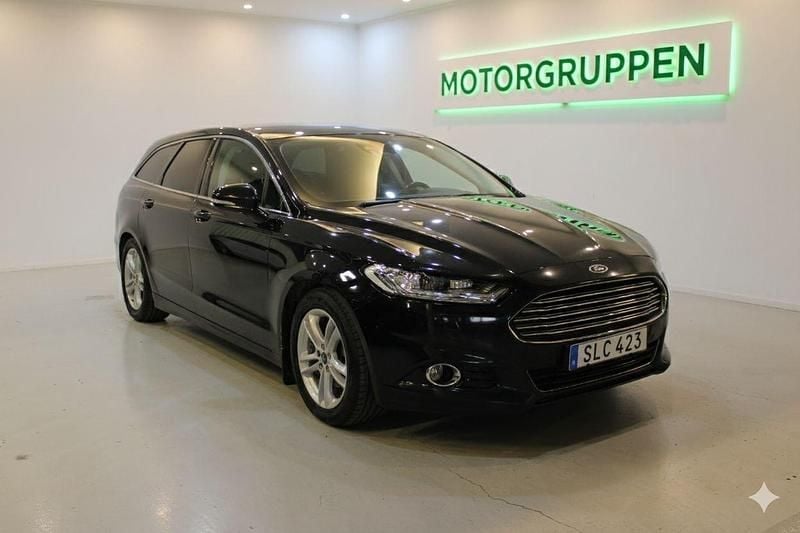 Svart Begagnad 2014 Ford Mondeo Titanium Kombi | 89 900 kr (Marknadspris) - Bild 1/4
