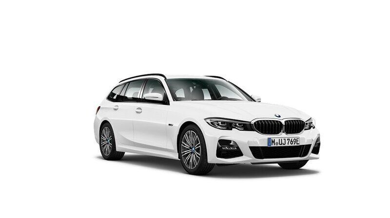 Vit Begagnad 2022 BMW 330e M Sport Kombi | 359 500 kr (Marknadspris) - Bild 1/4