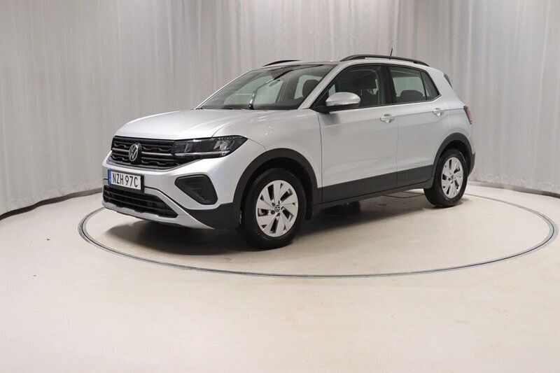 Silver Begagnad 2023 VW T-Cross Life SUV | 209 900 kr (Marknadspris) - Bild 1/4