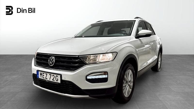 Vit Begagnad 2019 VW T-Roc SUV | 159 900 kr (Marknadspris) - Bild 1/4