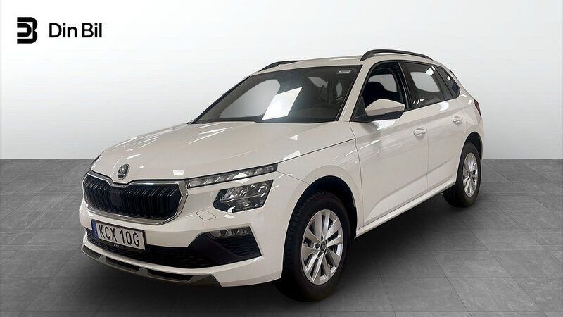 Vit (candy white) Ny 2024 Skoda Kamiq Selection SUV | 269 900 kr (Marknadspris) - Bild 1/4