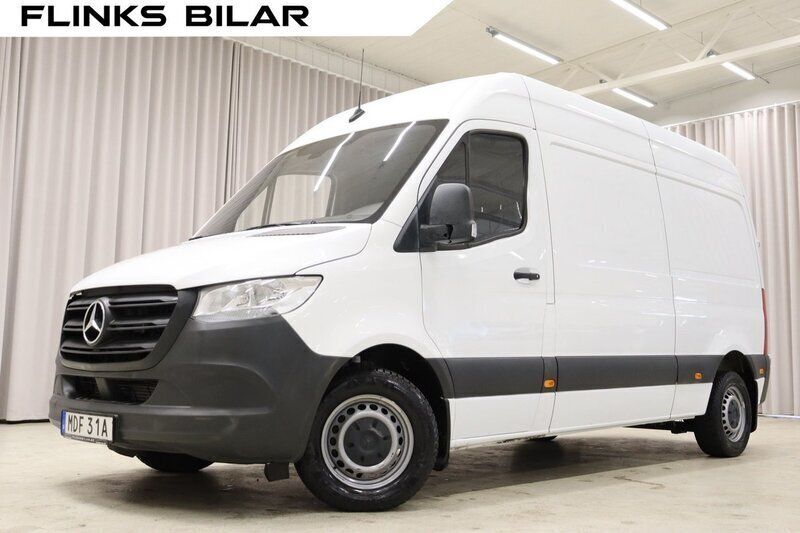 Vit Begagnad 2021 Mercedes Sprinter Van | 319 900 kr (Bra pris) - Bild 1/4