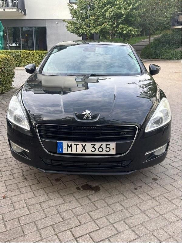 Svart Begagnad 2012 Peugeot 508 Sedan | 49 000 kr (Marknadspris) - Bild 1/4