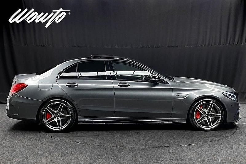 Begagnad Mercedes C63S AMG AMG 600 HK (441 kW) 2017 Grå (selenite grå metallic) Sedan