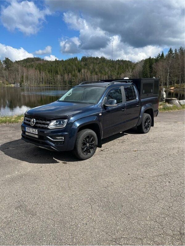 Blå Begagnad 2019 VW Amarok Pickup | 295 000 kr (Superpris) - Bild 1/4