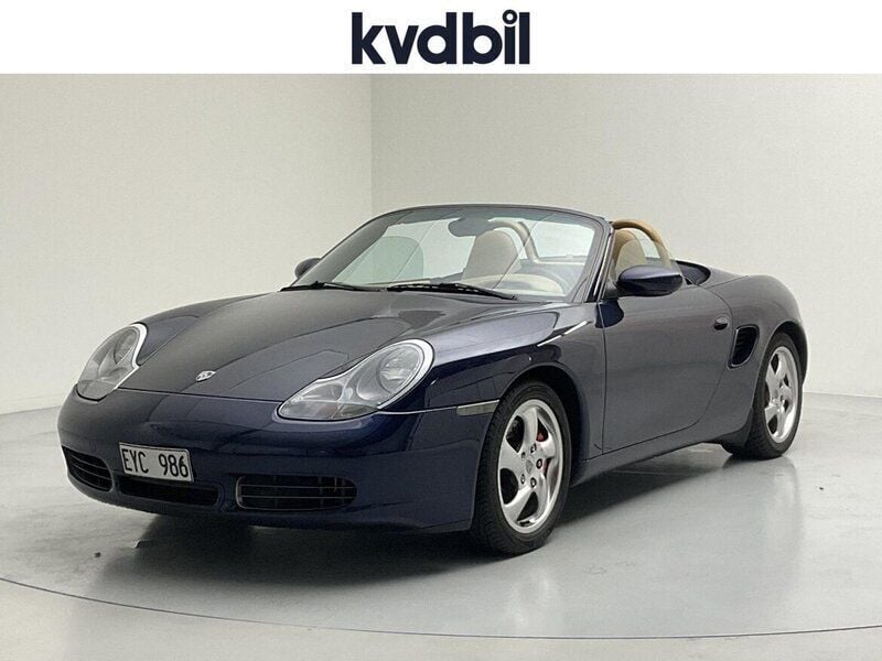 Mörkblå Begagnad 2001 Porsche Boxster S Cab | 155 000 kr - Bild 1/3