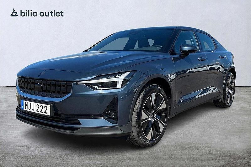 Mörkblå Begagnad 2023 Polestar 2 Pilot Sedan | 409 900 kr (Marknadspris) - Bild 1/3