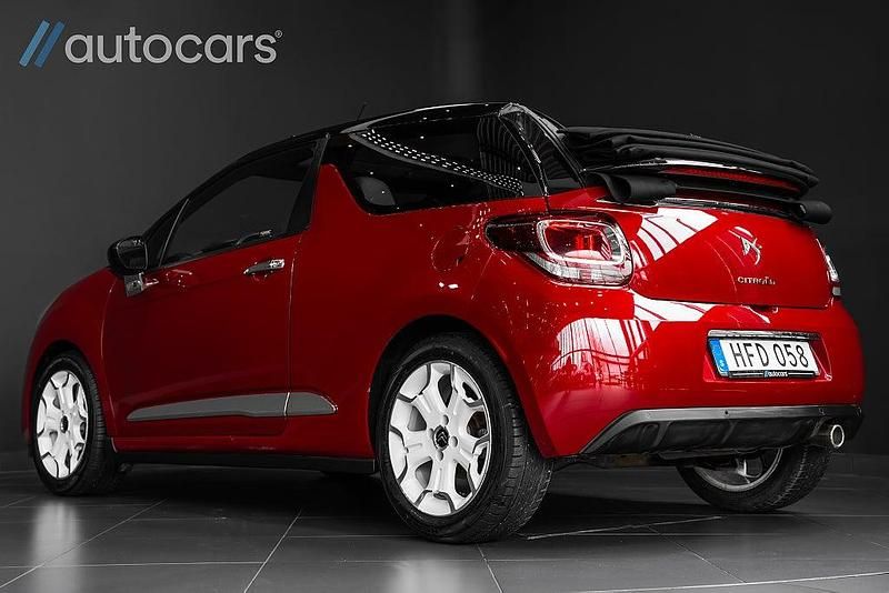 Begagnad Citroën DS3 Cabriolet 92 HK (67 kW) 2013 Röd Cab