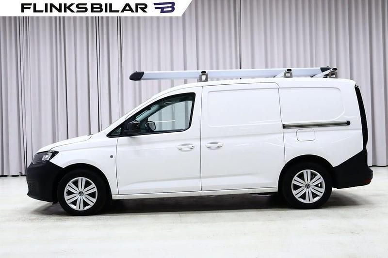 Vit Begagnad 2021 VW Caddy Maxi Minibuss | 259 700 kr (Lite dyr) - Bild 1/4