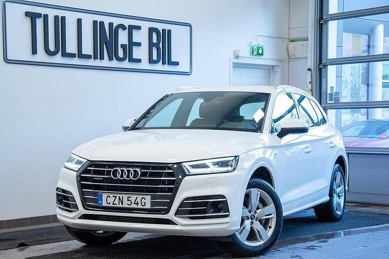 Vit Begagnad 2020 Audi Q5 S-Line SUV | 289 900 kr (Bra pris) - Bild 1/4