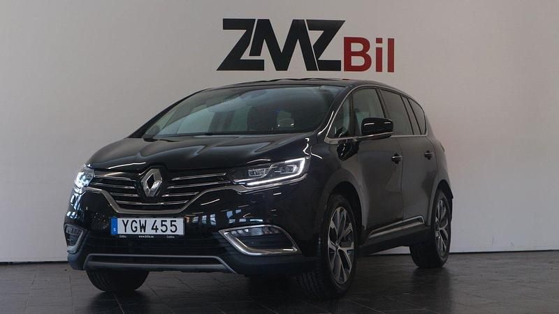 Svart Begagnad 2016 Renault Espace Minibuss | 173 900 kr (Marknadspris) - Bild 1/4