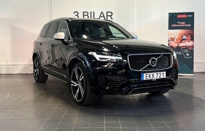 Begagnad Volvo XC90 R-Design 407 HK (299 kW) 2017 Svart SUV