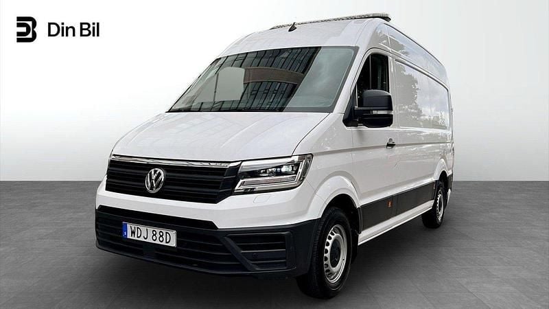 Vit Begagnad 2021 VW Crafter Van | 379 900 kr (Marknadspris) - Bild 1/4