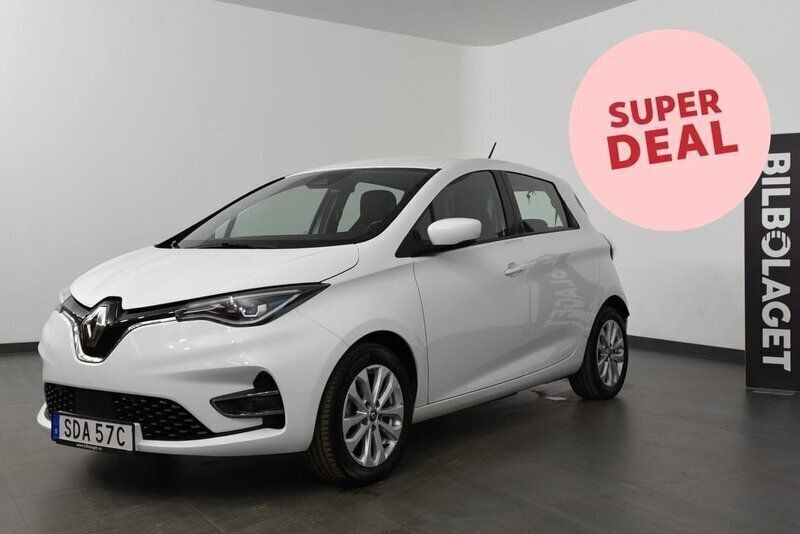 Vit Begagnad 2020 Renault Zoe Zen Halvkombi | 139 500 kr (Marknadspris) - Bild 1/4