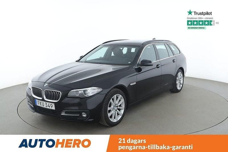 Svart Begagnad 2017 BMW 520 Kombi | 204 000 kr (Bra pris) - Bild 1/4