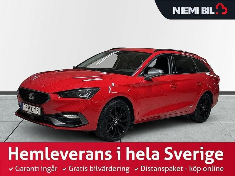 Röd Begagnad 2021 Seat Leon ST FR Kombi | 234 900 kr (Marknadspris) - Bild 1/3