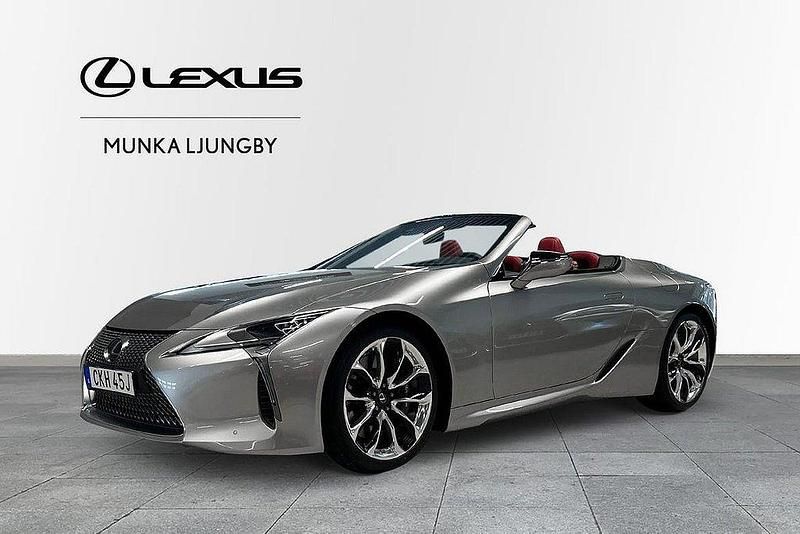 Ljusgrå Begagnad 2021 Lexus LC 500 Luxury Line Cab | 999 000 kr - Bild 1/4