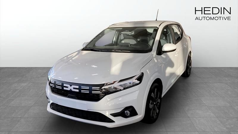 Snövit Ny 2025 Dacia Sandero Expression Halvkombi | 219 900 kr (Marknadspris) - Bild 1/4