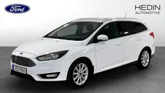 Vit (white) Begagnad 2016 Ford Focus Titanium Kombi | 99 000 kr (Marknadspris)