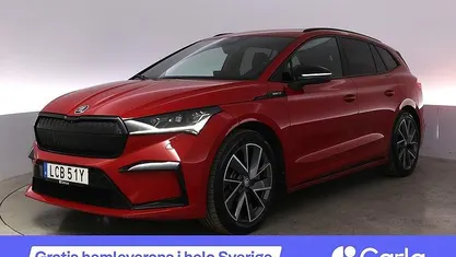 Röd Begagnad 2021 Skoda Enyaq iV SportLine SUV | 346 990 kr (Marknadspris)