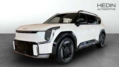 Vit (white) Ny 2025 Kia EV9 GT-Line SUV | 799 900 kr (Bra pris)
