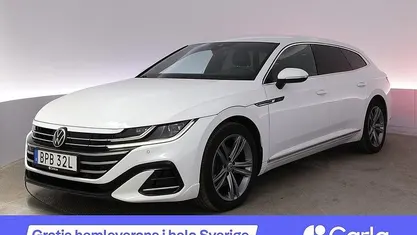 Vit Begagnad 2021 VW Arteon R-line Kombi | 267 900 kr (Marknadspris)