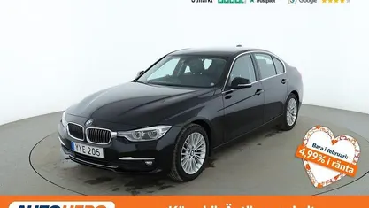 Svart Begagnad 2017 BMW 318 Luxury Line Sedan | 138 000 kr (Marknadspris)