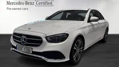 Vit (white) Begagnad 2021 Mercedes E220 Sedan | 419 900 kr (Lite dyr)